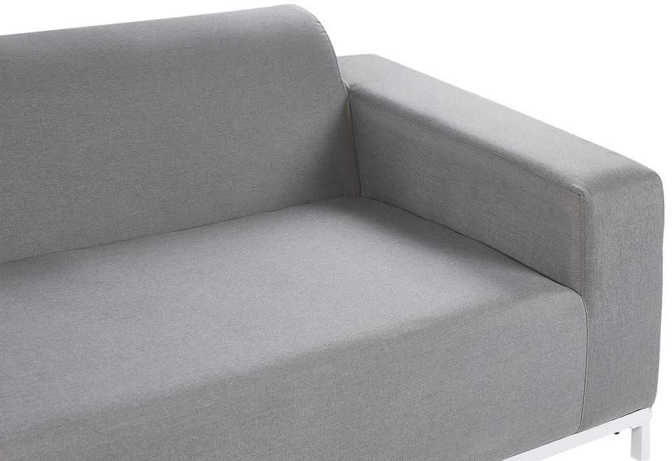 Beliani Dvivietė sodo sofa ROVIGO Pilka