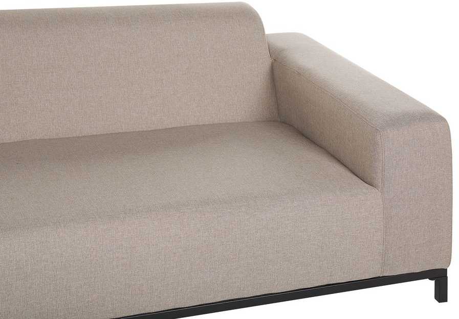Beliani 2 vietų sodo sofa ROVIGO smėlio spalvos
