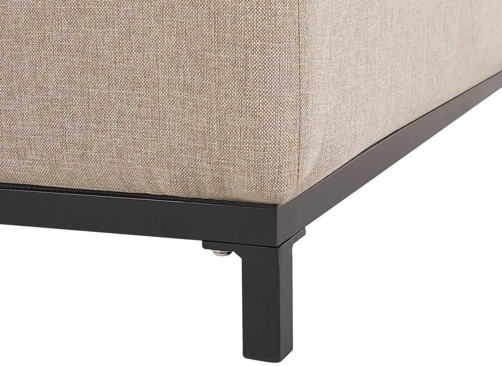 Beliani 2 vietų sodo sofa ROVIGO smėlio spalvos