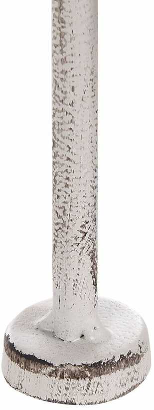 Beliani Kampinė lentyna BIELLA metalinė 158 cm 35 cm balta