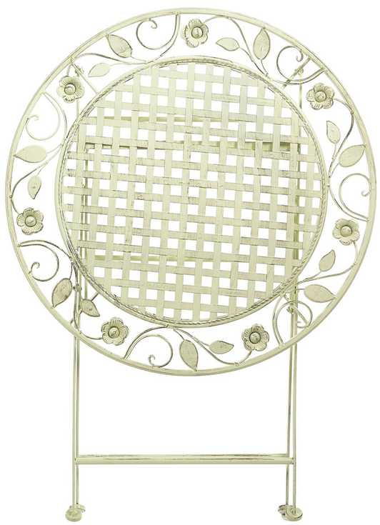 Beliani Bistro staliukas BIVIO 70 cm 70 cm metalinis šviesiai žalias