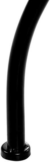 Beliani Bistro staliukas CHAPECO 60 cm 60 cm metalinis juodas