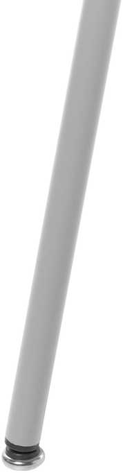 Beliani Bistro stalas TALTAL 64 cm 64 cm metalinis pilkas