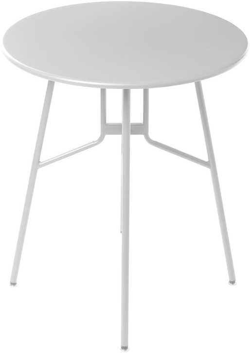 Beliani Bistro stalas TALTAL 64 cm 64 cm metalinis pilkas