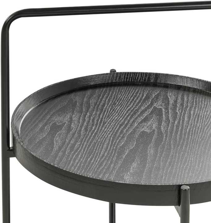 Beliani Pagalbinis staliukas EVART juodas