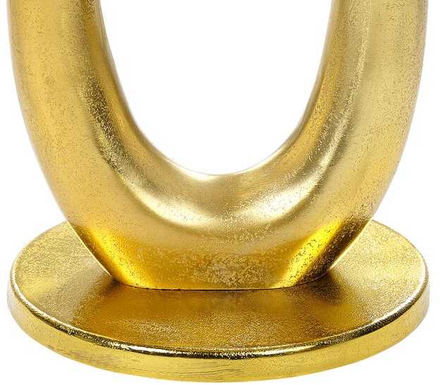 Beliani Šoninis staliukas APITI metalinis auksinis