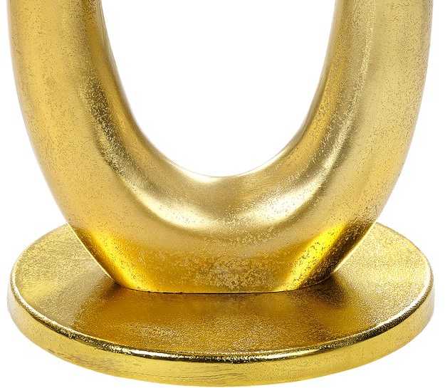 Beliani Šoninis staliukas APITI metalinis auksinis
