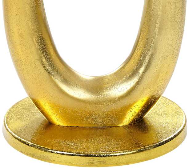 Beliani Šoninis staliukas APITI metalinis auksinis