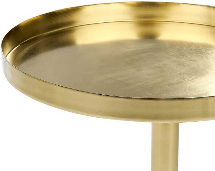 Beliani Šoninis staliukas CAMELO II metalinis baltas