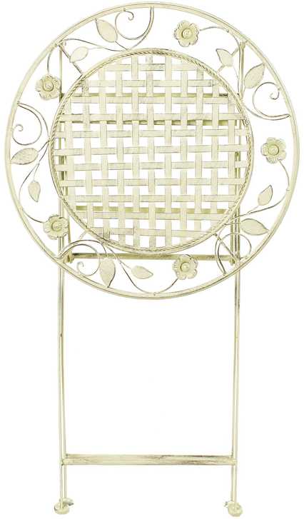 Beliani Sodo baro stalas BIVIO 60 cm 60 cm metalinis šviesiai žalias