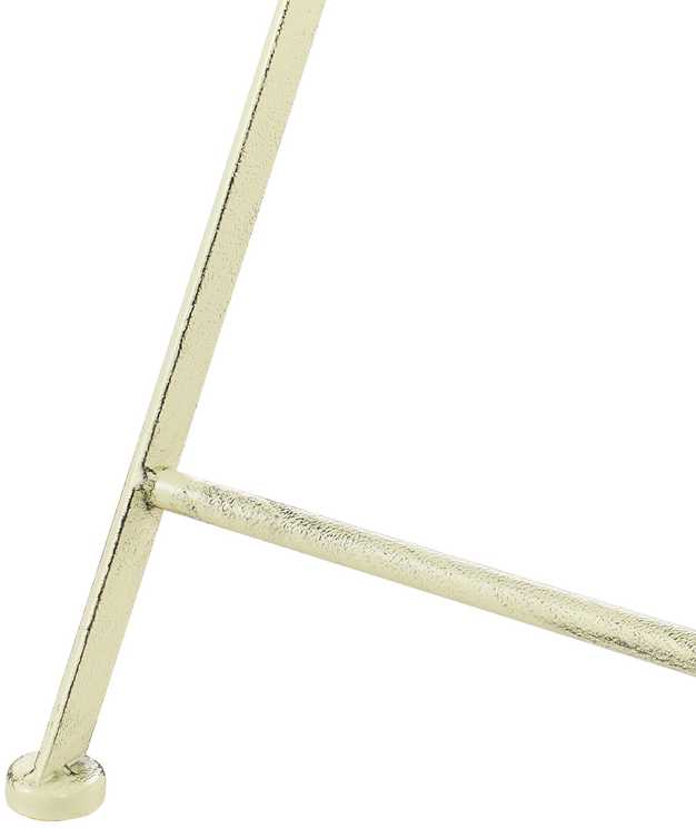 Beliani Sodo baro stalas BIVIO 60 cm 60 cm metalinis šviesiai žalias