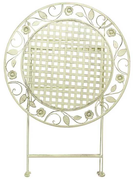 Beliani Bistro staliukas BIVIO 70 cm 70 cm metalinis šviesiai žalias