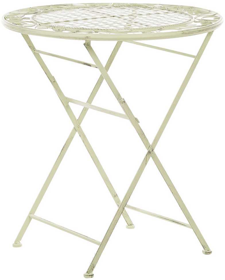 Beliani Bistro staliukas BIVIO 70 cm 70 cm metalinis šviesiai žalias