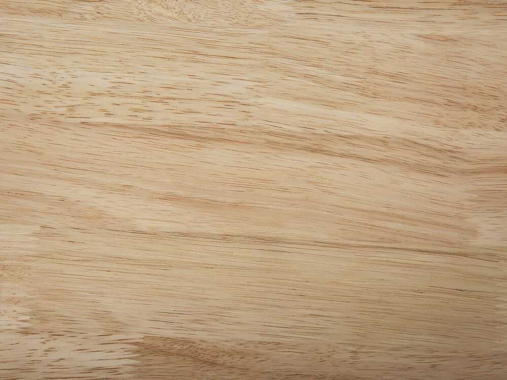 Beliani Valgomojo stalas BATTERSBY šviesus ąžuolas 80 cm 80 cm