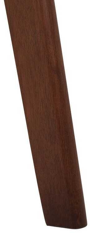 Beliani Išskleidžiamas valgomojo stalas MADOX tamsaus riešutmedžio spalvos, 120/150 cm, 75 cm