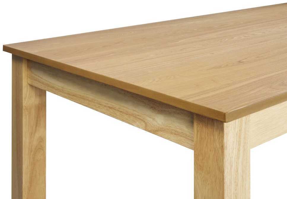 Beliani Išskleidžiamas valgomojo stalas MADURA natūralus uosis 160/240 cm 90 cm