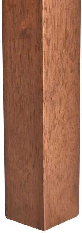 Beliani Išskleidžiamas valgomojo stalas MADURA tamsaus uosio spalvos 160/240 cm 90 cm