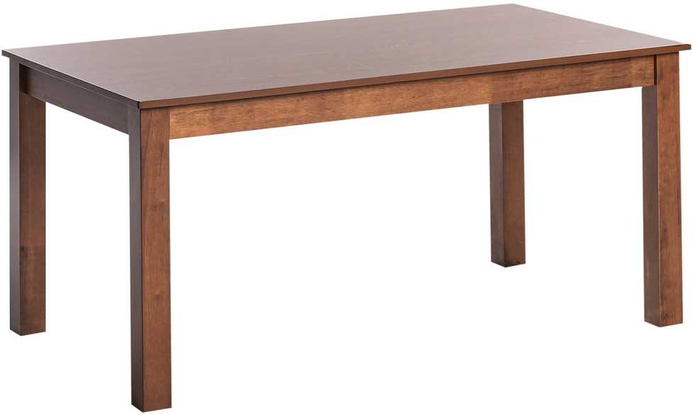 Beliani Išskleidžiamas valgomojo stalas MADURA tamsaus uosio spalvos 160/240 cm 90 cm