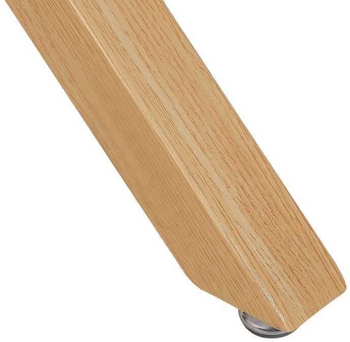 Beliani Valgomojo stalas ALTURA skaidrus 90 cm 90 cm