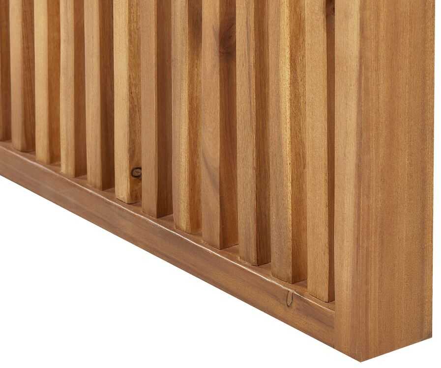 Beliani Sodo stalas SULZANO 180 cm 90 cm Akacijos mediena Rudas