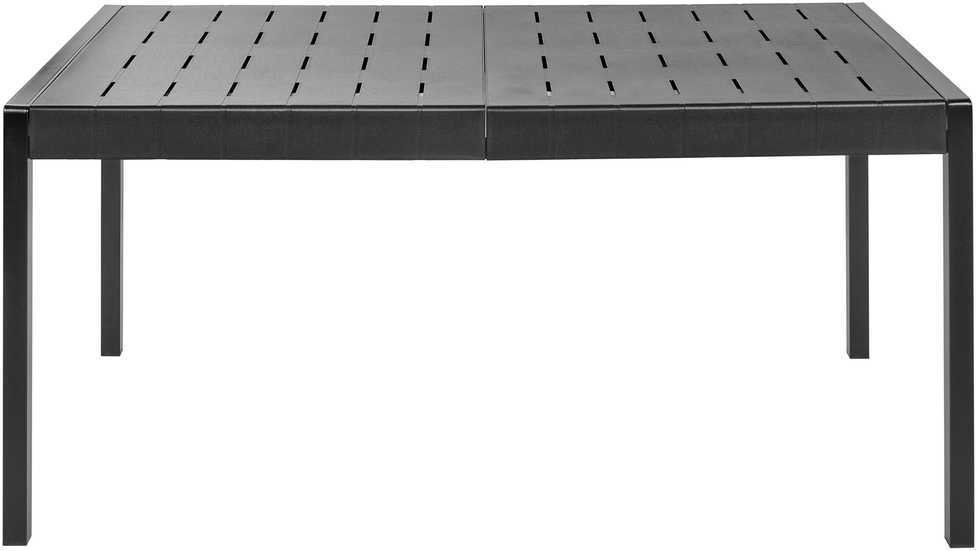 Beliani Sodo stalas BARTICA 154 cm 84 cm juodas