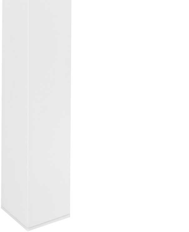 Beliani Sodo stalas MESSINA 100 cm 52 cm baltas