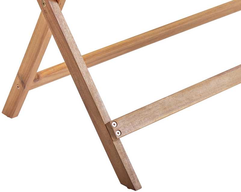 Beliani Sodo stalas PROSSEDI 120 x 60 cm, akacijos mediena, rudas