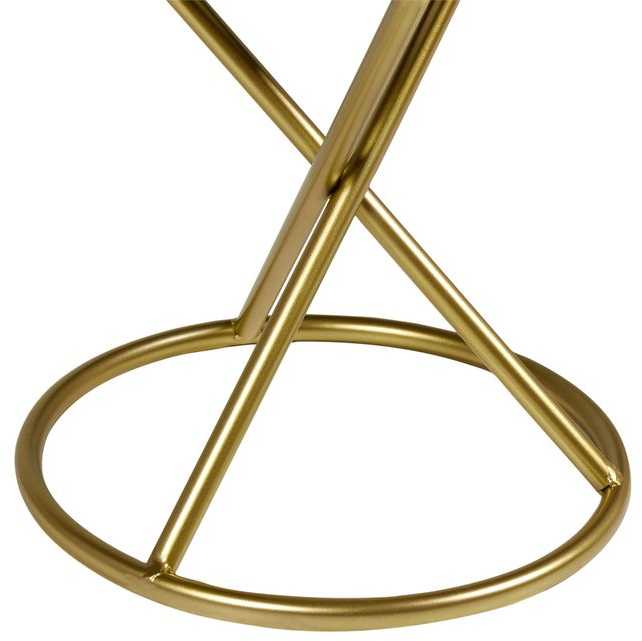 Beliani PRESHO „Boucle“ taburetė, kreminė balta