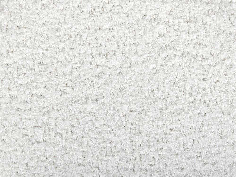 Beliani PRESHO „Boucle“ taburetė, kreminė balta