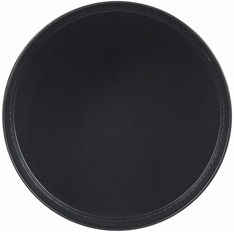 Beliani Gėlių stovas LEIKA 29 cm juodas metalinis