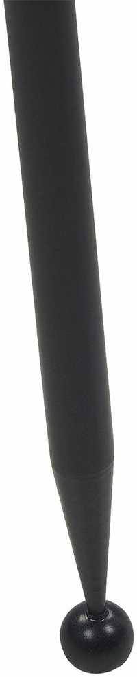 Beliani Gėlių stovas LEIKA 29 cm juodas metalinis