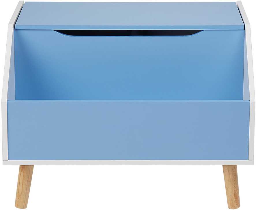 Beliani Žaislų dėžė CASPER 43 cm mėlyna