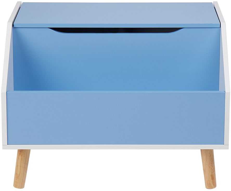 Beliani Žaislų dėžė CASPER 43 cm mėlyna