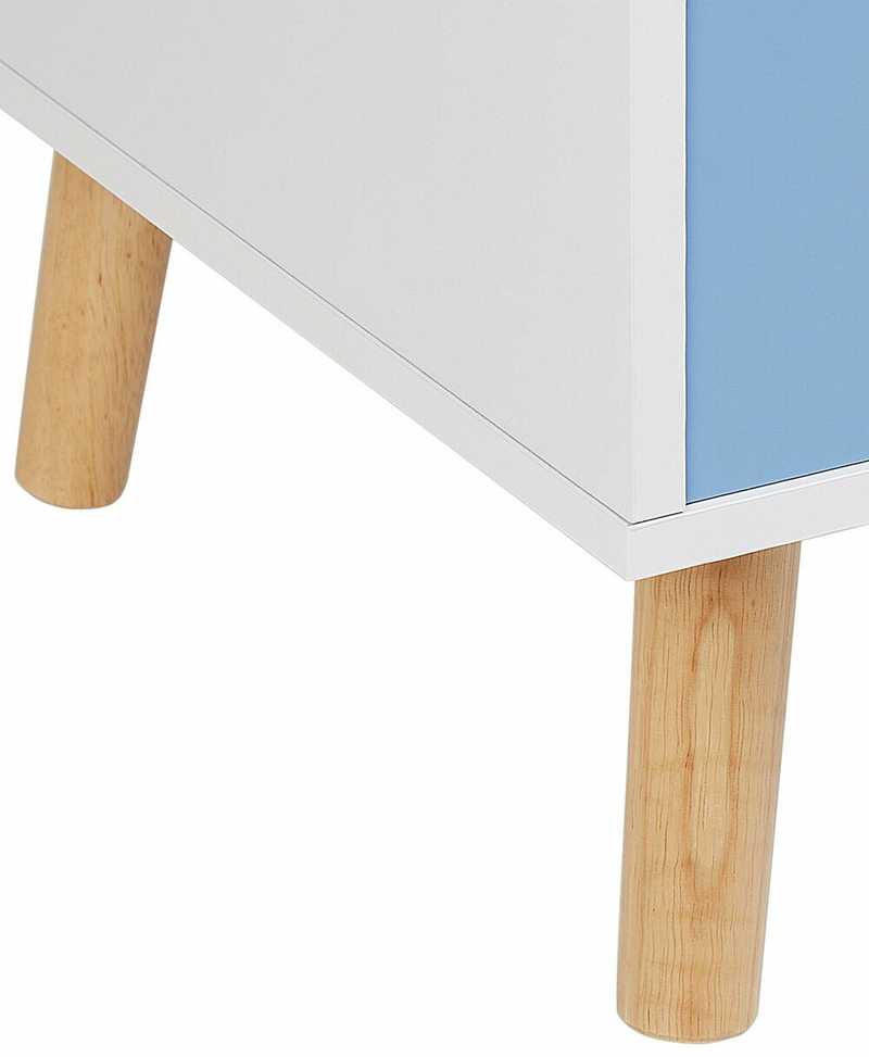 Beliani Žaislų dėžė CASPER 43 cm mėlyna