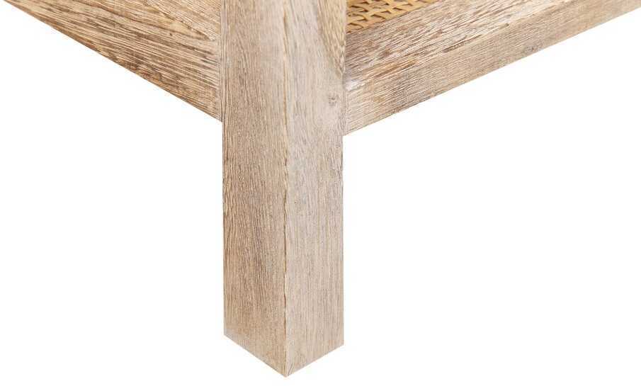 Beliani Naktinis staliukas su 1 stalčiumi ESTO, paulonijos mediena, šviesiai rudas