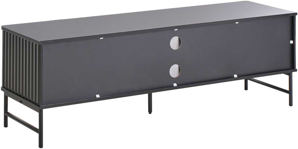 Beliani TV staliukas TV Stand GLASTONBURY Juoda 607590 (Juoda)