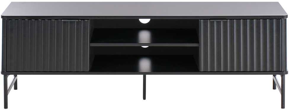 Beliani TV staliukas TV Stand GLASTONBURY Juoda 607590 (Juoda)