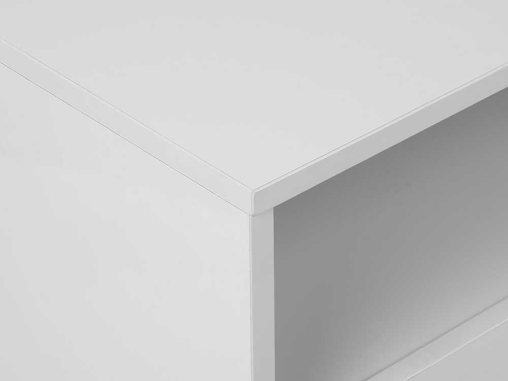 Beliani TV staliukas TV Stand LED Balta SYDNEY 180391
