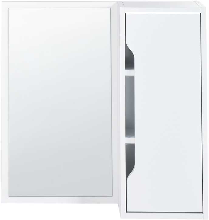 Beliani Pakabinama spintelė PALMAS 60 cm 60 cm Balta