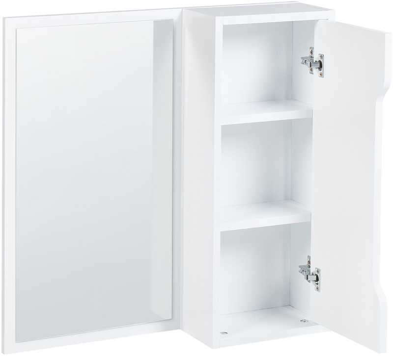 Beliani Pakabinama spintelė PALMAS 60 cm 60 cm Balta