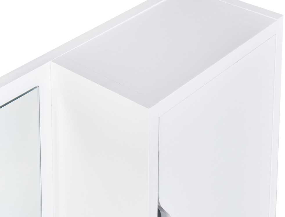 Beliani Pakabinama spintelė PALMAS 60 cm 60 cm Balta