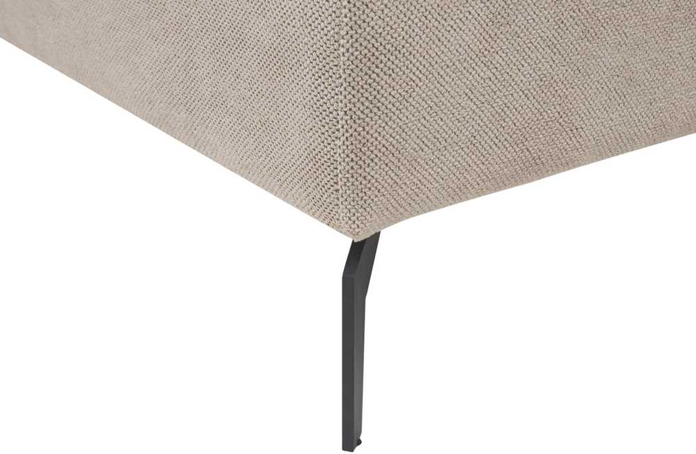 Sofa Beliani Šezlongas CHARMES smėlio pilkumo spalvos