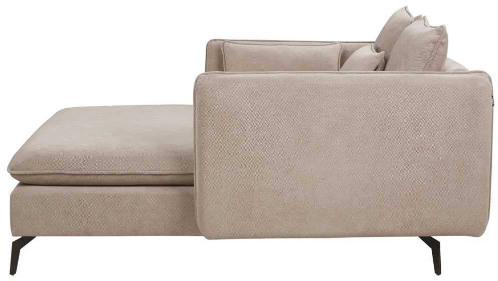 Sofa Beliani Šezlongas CHARMES smėlio pilkumo spalvos