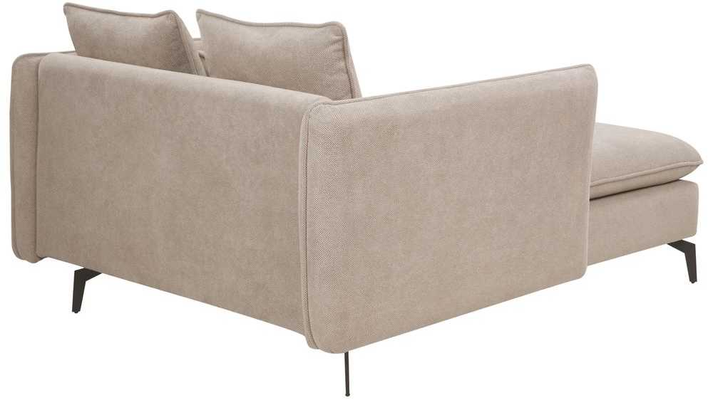 Sofa Beliani Šezlongas CHARMES smėlio pilkumo spalvos