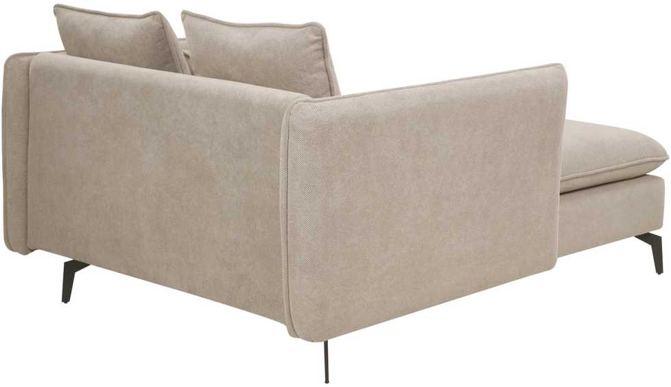 Sofa Beliani Šezlongas CHARMES smėlio pilkumo spalvos