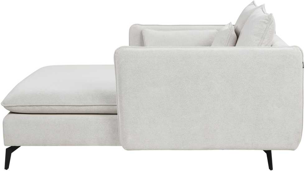 Sofa Beliani Šezlongas CHARMES šviesiai smėlio spalvos