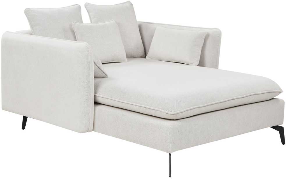 Sofa Beliani Šezlongas CHARMES šviesiai smėlio spalvos