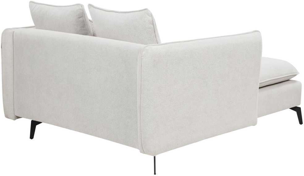 Sofa Beliani Šezlongas CHARMES šviesiai smėlio spalvos