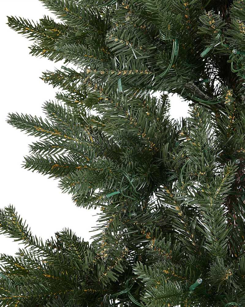 Beliani Dirbtinė LED Kalėdų eglutė FIDDLE 210 cm žalia