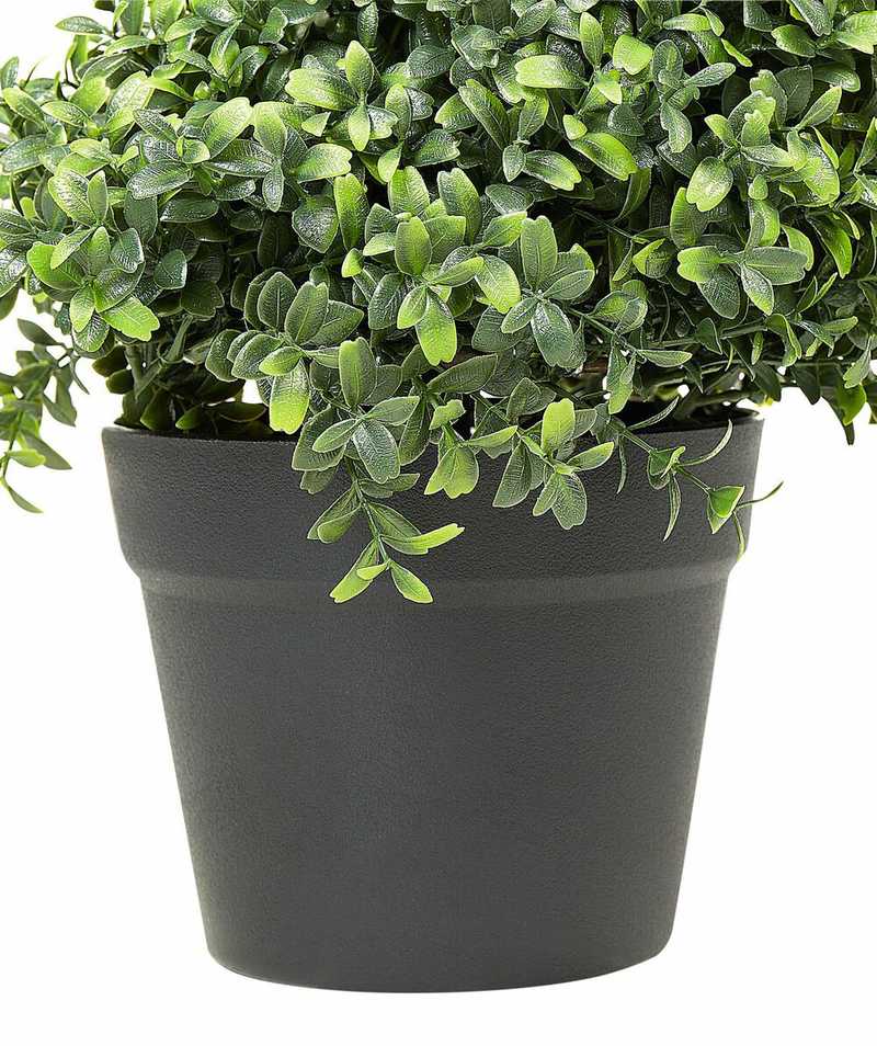 Beliani Dirbtinis augalas BUXUS SPIRAL TREE 98 cm žalias